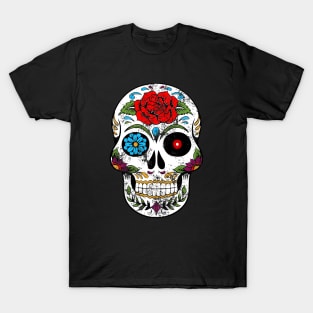 T2 Sugar Skull Halloween T-Shirt